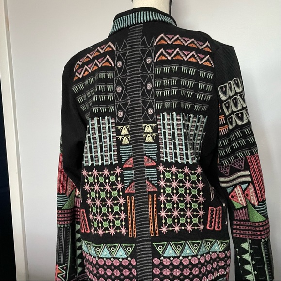Johnny Was Biya Kane Embroidered Cardigan - Picture 5 of 13